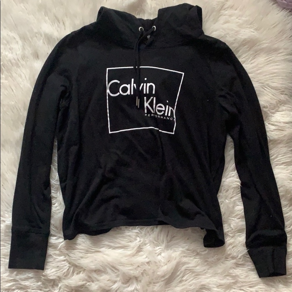 Calvin klein cropped hoodie